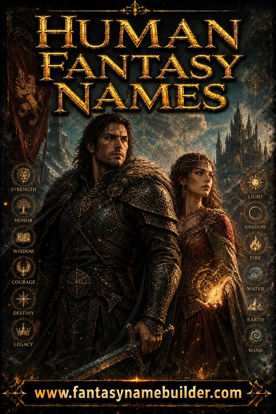 Human Fantasy Names: 100 Medieval & Realistic Ideas